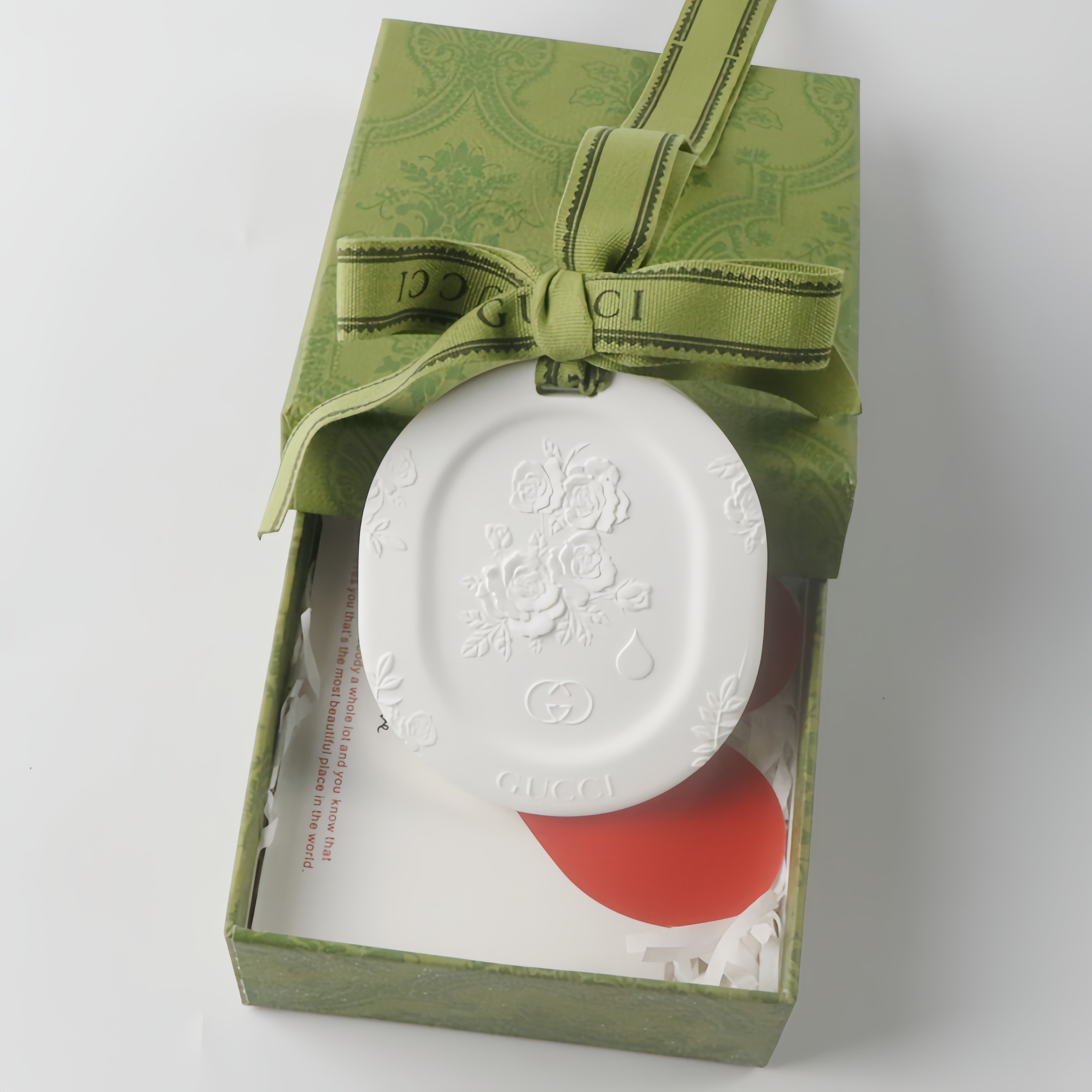 New Gift Set Oval Print Hanging scented Ceramic Stone Home Wardrobe Car Fragrance Air freshener Stone diffuser