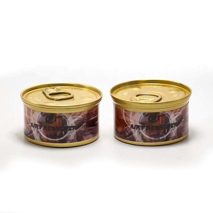 Customized Wooden block Tin can Car air freshener Scents Organic Fiber Block with perfume or without perfume Bulk cargo