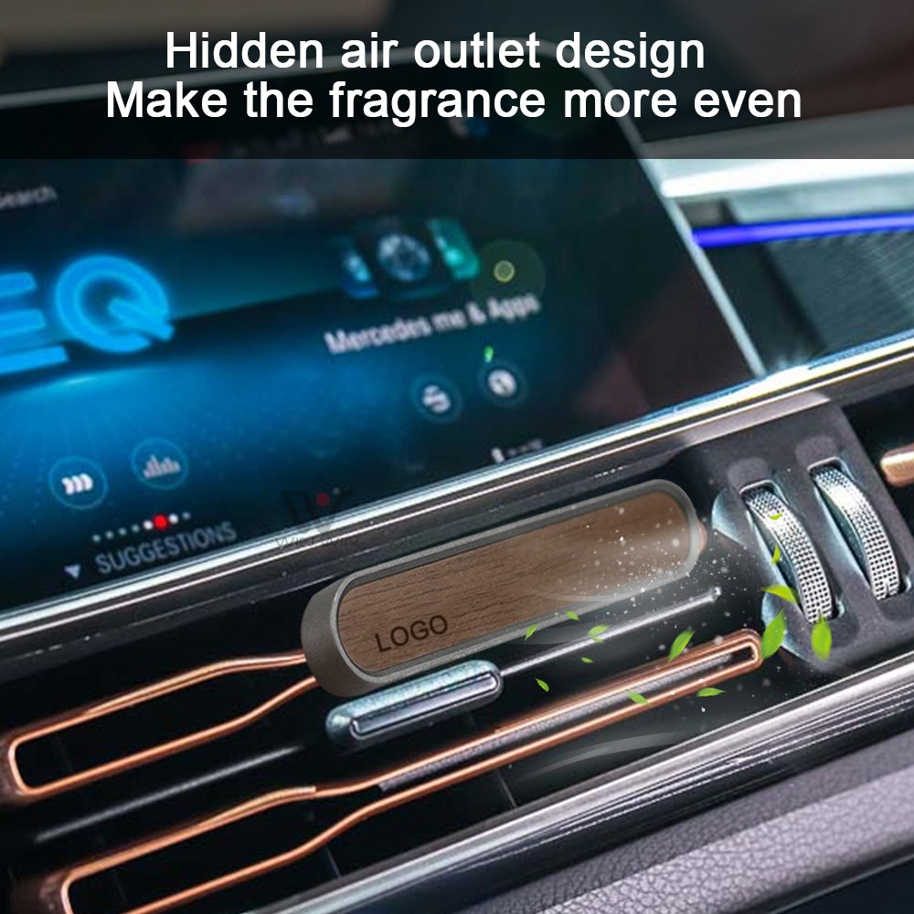 Luxury Magnetic Car Freshener Aromatic Solid Perfume Diffuser with Solid Scent Custom Manufacturer Vent Clip