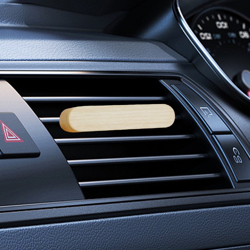 Wood Car Interior Accessories Air Freshener Aromatherapy Car Holder Clip Essential Oil Diffuser
