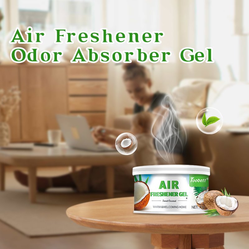 Toobett Air freshener gel custom Freshening Home Car long lasting Scent solid gel for air fragrance freshener 70g