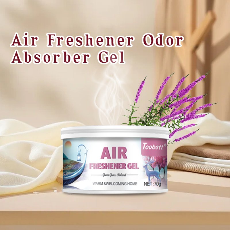 Toobett Air freshener gel custom Freshening Home Car long lasting Scent solid gel for air fragrance freshener 70g