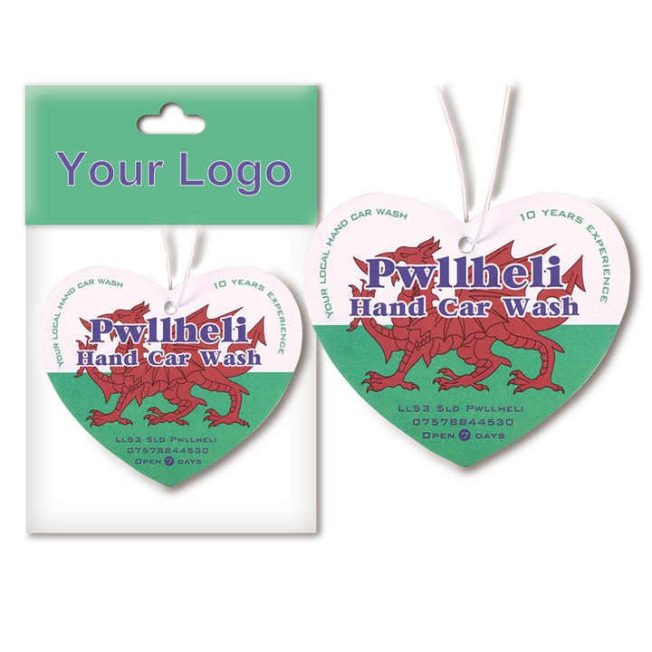 Custom Logo Air Freshener Long Lasting Smells Car Accessories Wholesale Paper Car Perfume Small Tree Air Fresheners