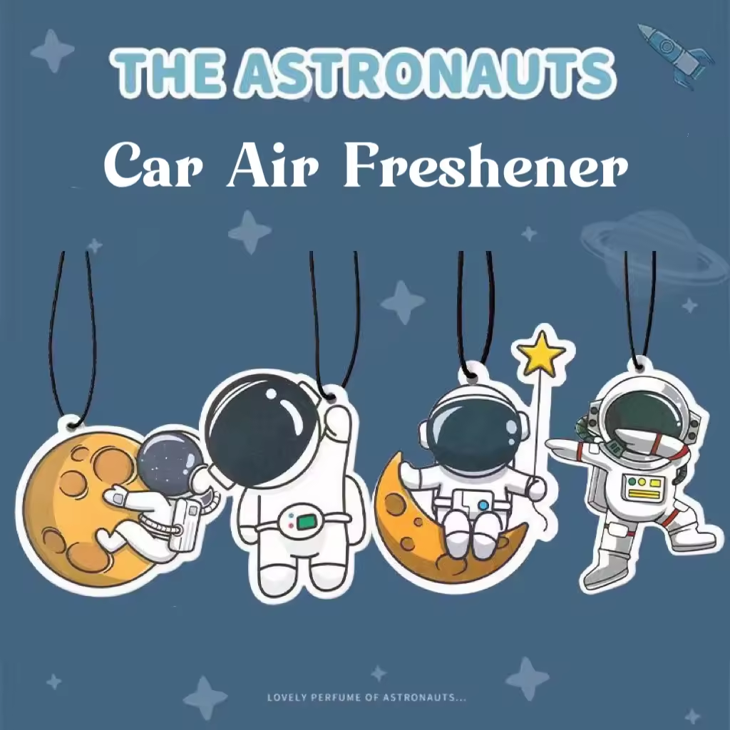 New car scent hanging Cartoon Car Fragrance Rearview Mirror Pendant Ornament Car Air Freshener Perfume