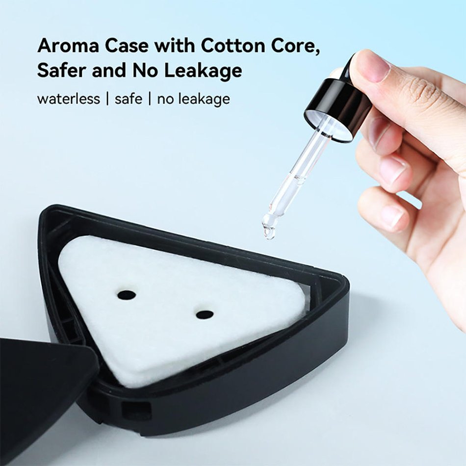 Luxury New Black Plastic Car Freshener Diffuser Perfume Aromatherapy Air Refresher Car Freshener