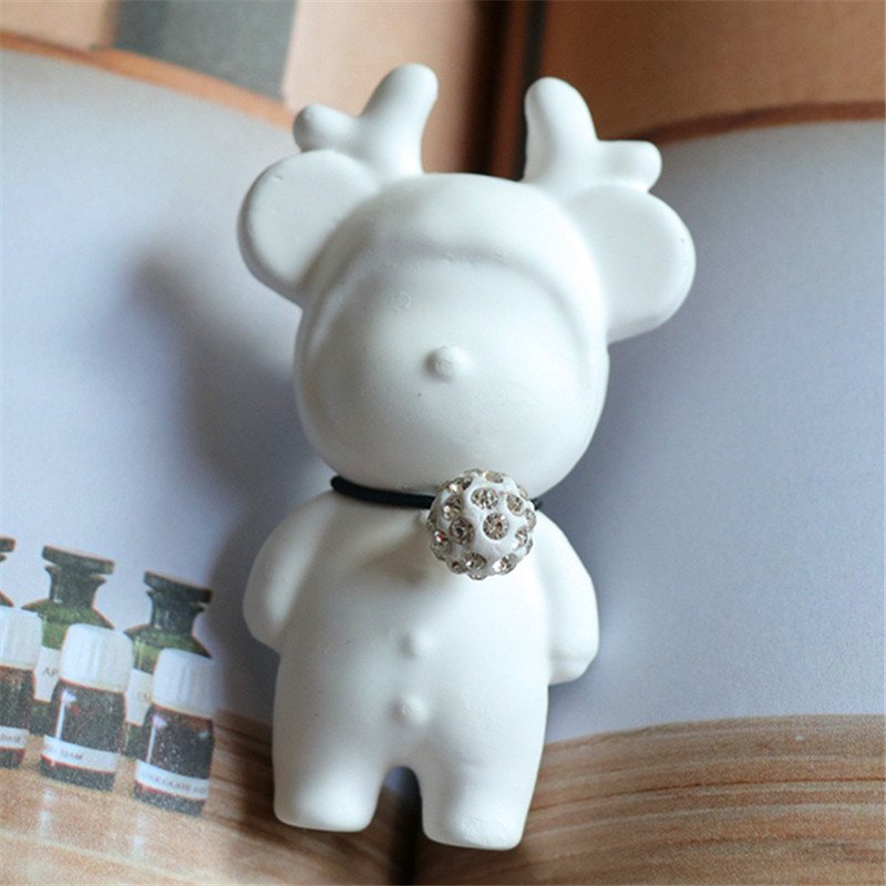 Wholesale Car Air Conditioner Vent Clip Air Fresh perfume Diffuser Cute Animal Shape Ceramic Fragrance