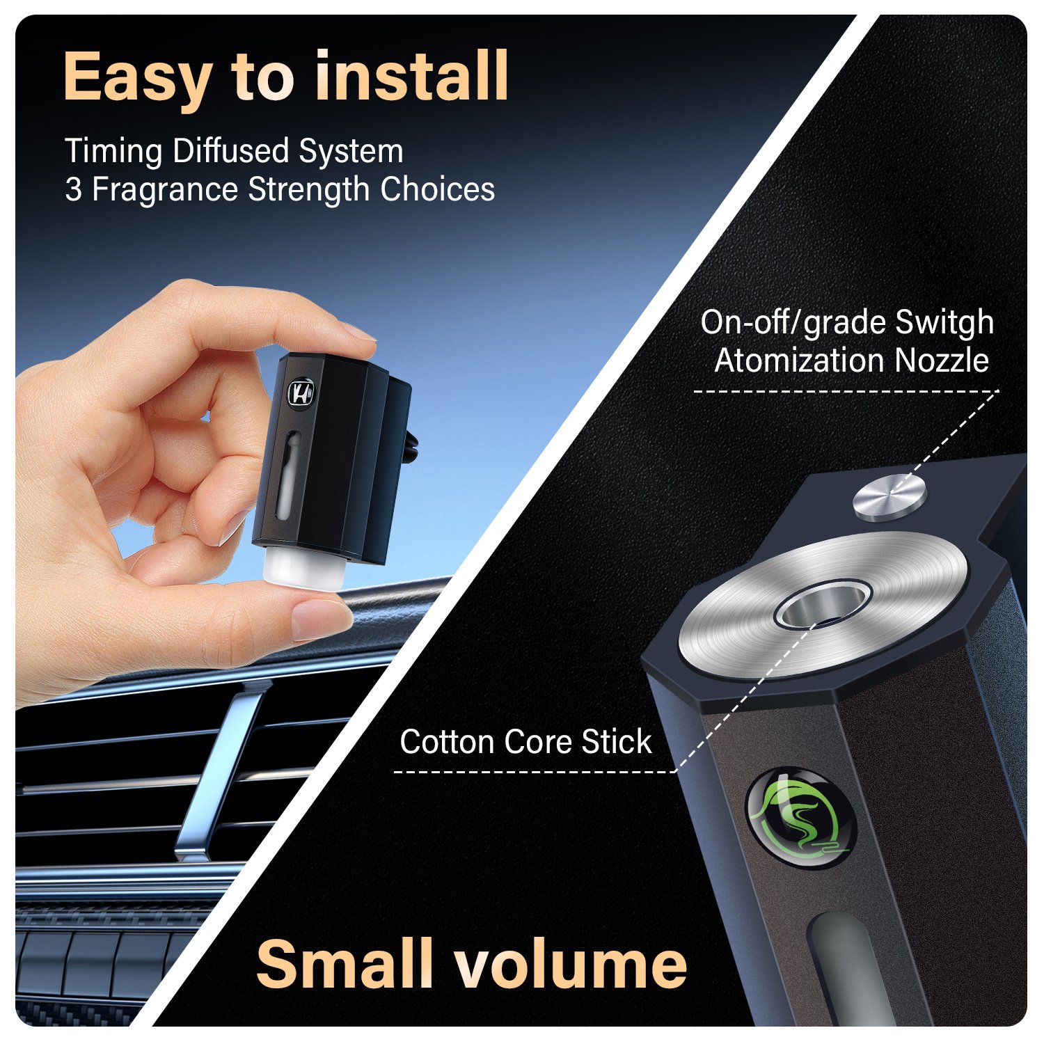Smart Automatic Spray Wireless Aroma Diffuser for Car Essential Oil Nebulizer Air Purifier Deodorization car freshener diffusers