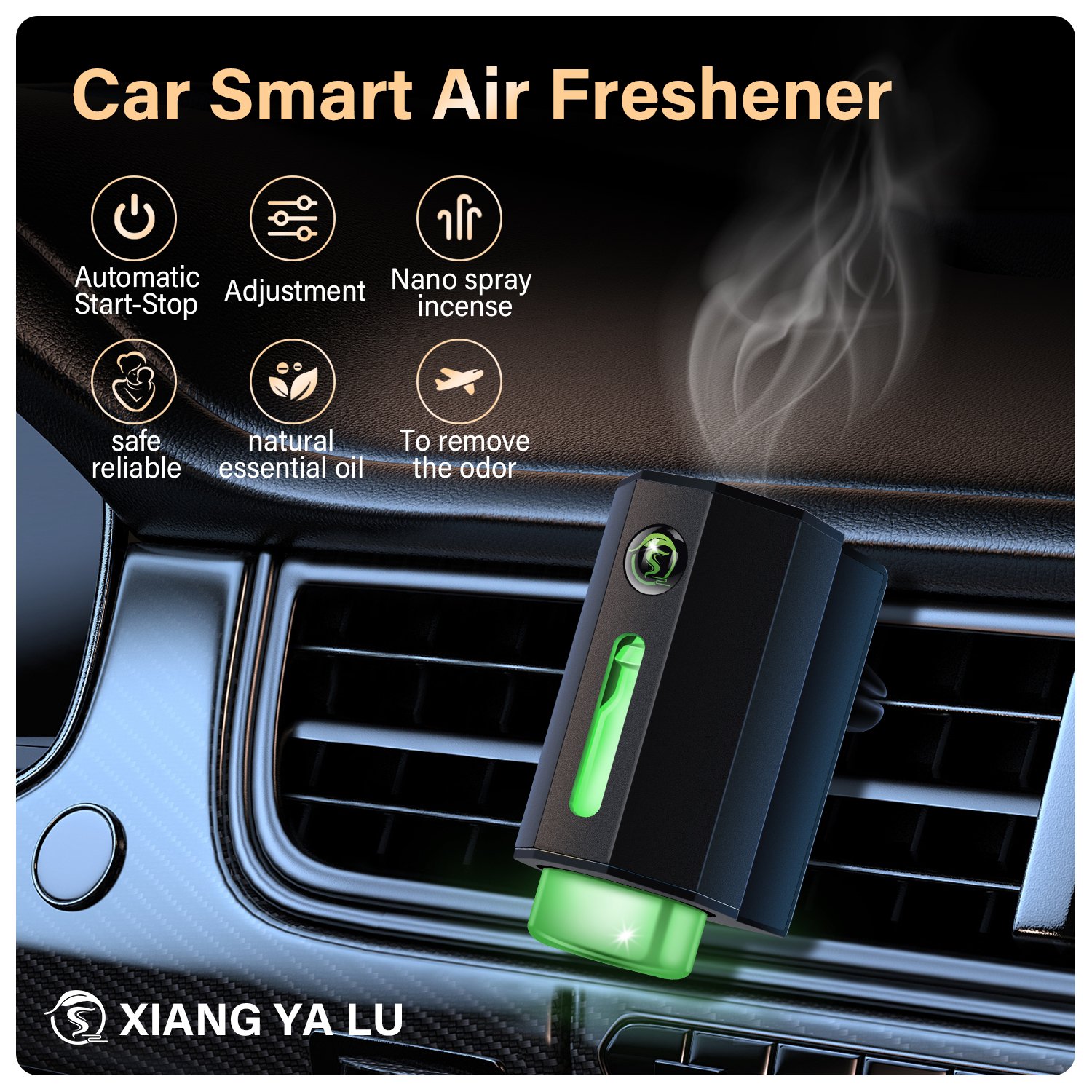 Smart Automatic Spray Wireless Aroma Diffuser for Car Essential Oil Nebulizer Air Purifier Deodorization car freshener diffusers