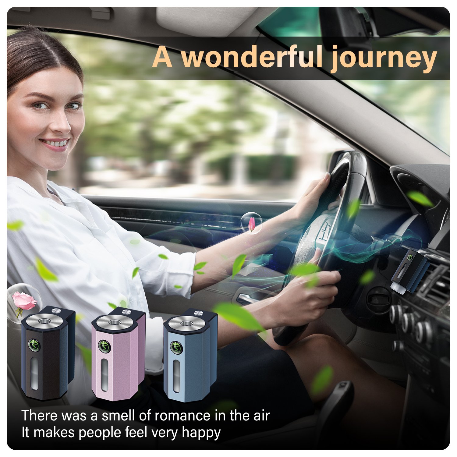 Smart Automatic Spray Wireless Aroma Diffuser for Car Essential Oil Nebulizer Air Purifier Deodorization car freshener diffusers