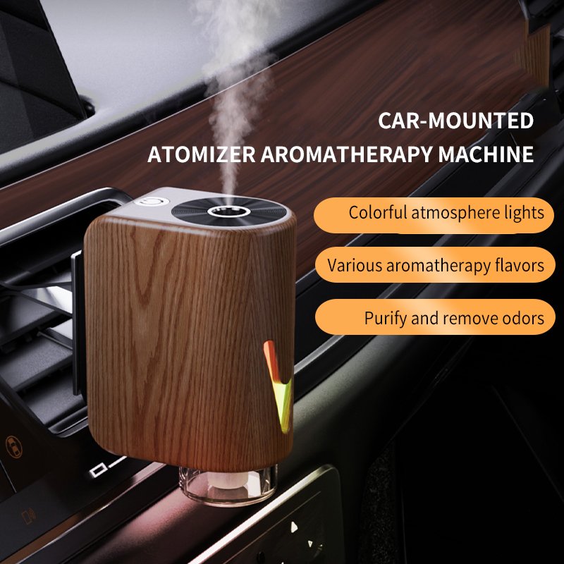 Wholesale Portable Automatic Spray Rechargeable Car Air Vent Clip Electric USB Air Freshener Diffuser Essential Oil Car Interior