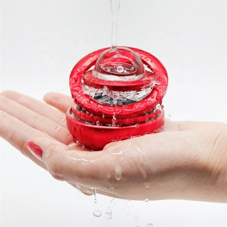 Hot Selling Mini Automatic Double Ring Ball Suspended Modern Style Modern Paper Material Portable Capacity Solar Car Perfume