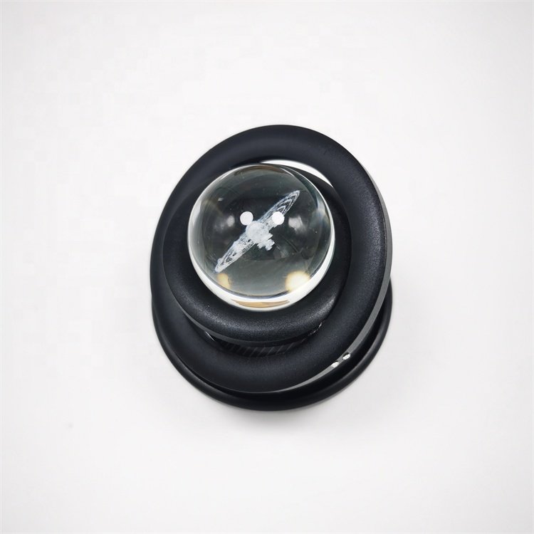 Hot Selling Mini Automatic Double Ring Ball Suspended Modern Style Modern Paper Material Portable Capacity Solar Car Perfume