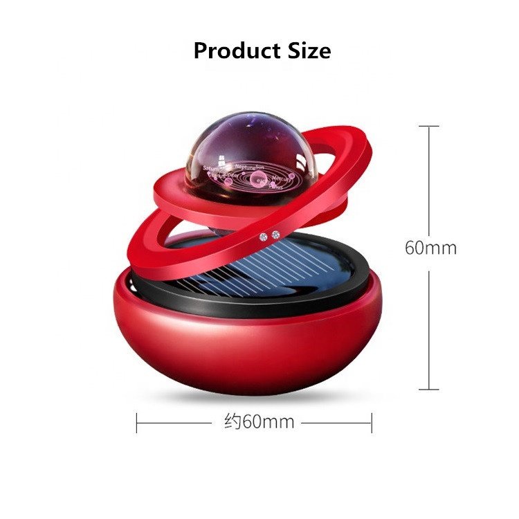 Hot Selling Mini Automatic Double Ring Ball Suspended Modern Style Modern Paper Material Portable Capacity Solar Car Perfume