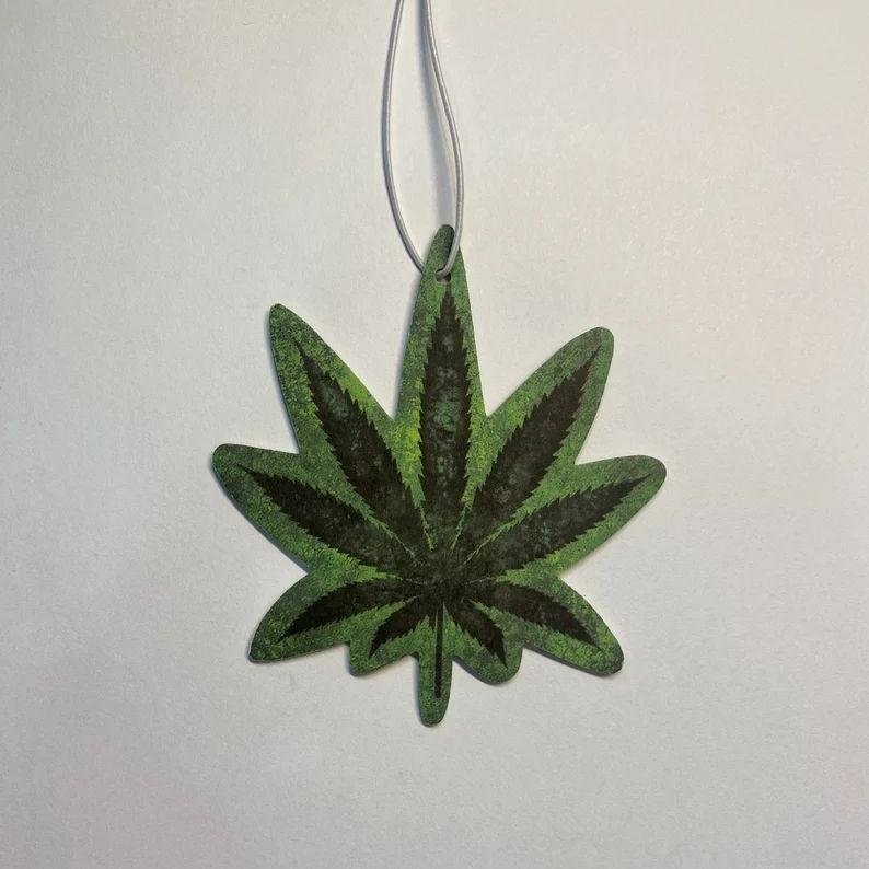 Custom hemp photo car freshener card with different designs