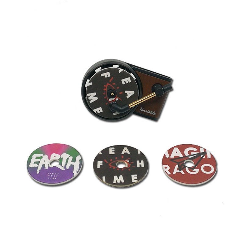 Car vintage record player Aroma air conditioning outlet air freshener vintage phonograph creative display auto spare parts