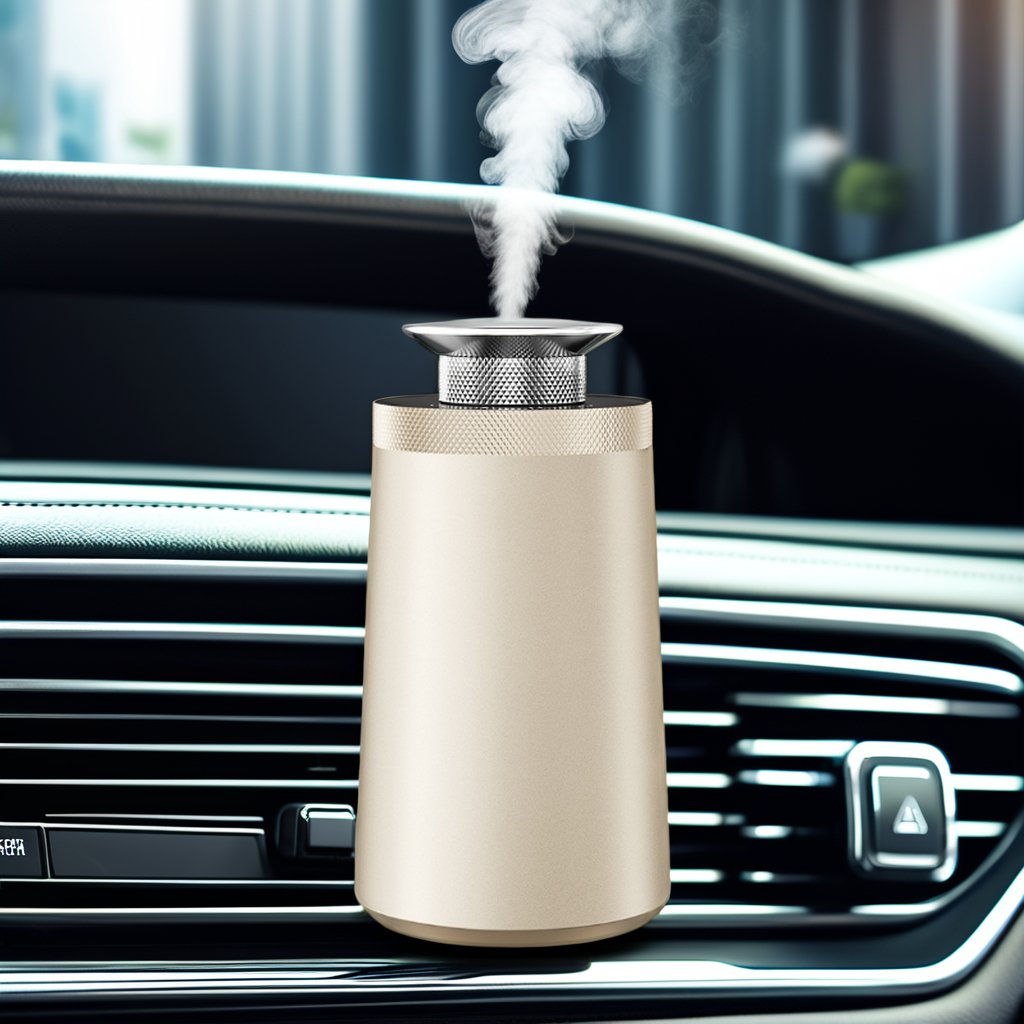 Dermey OEM ODM Car Aroma Diffuser Machine 10ml Car Freshener Spray Nebulizer Wholesale Car Scent Diffuser Device