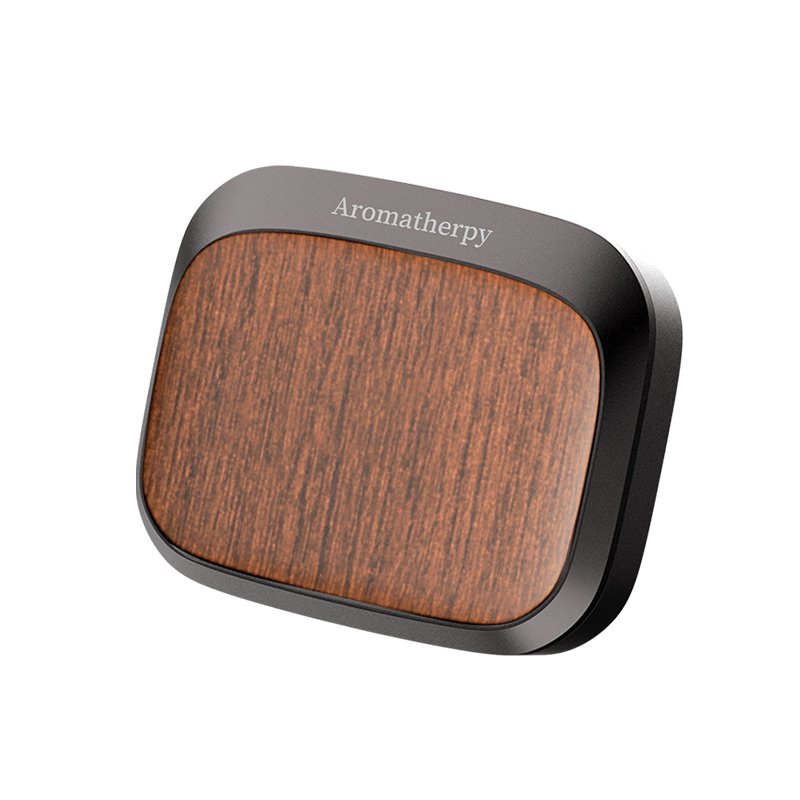 Luxury Custom Logo Wood Grain Car Freshener Organic Gel Perfume Diffuser Fresh Organic Liquid Vent Solid Gel Car Air