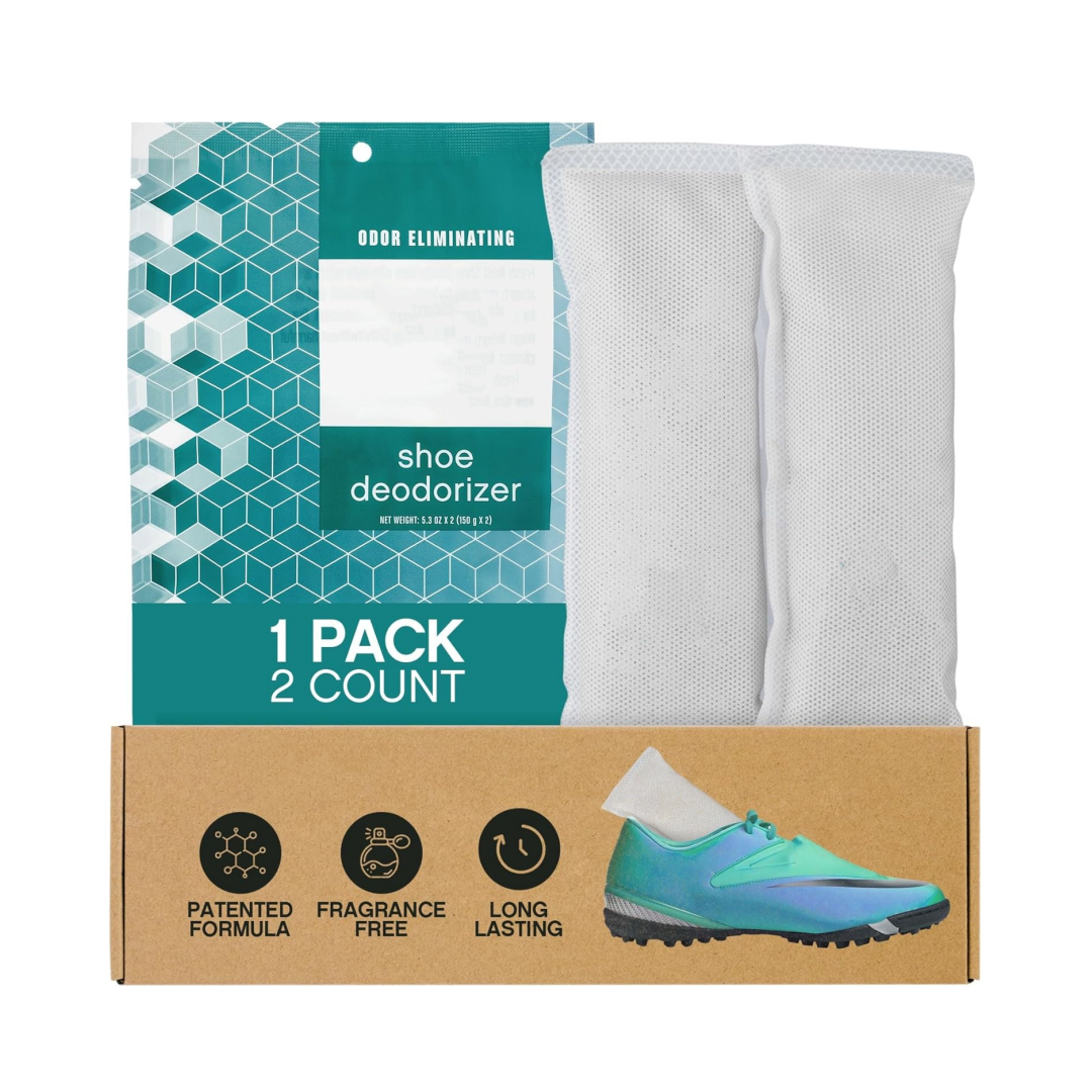 Shoe Deodorizer with Zeolites 1-Pack - Odor Eliminator, Air Freshener, Smell Absorber, Sneakers- Shoe Deodorant