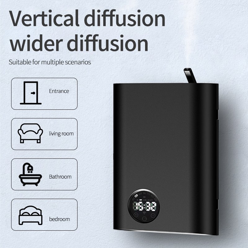 Commerical smart Indoor Wall-mounted air cooler Mist Maker b2b marketplace Wall-mounted Essential oil Aroma Diffuser Humidifier