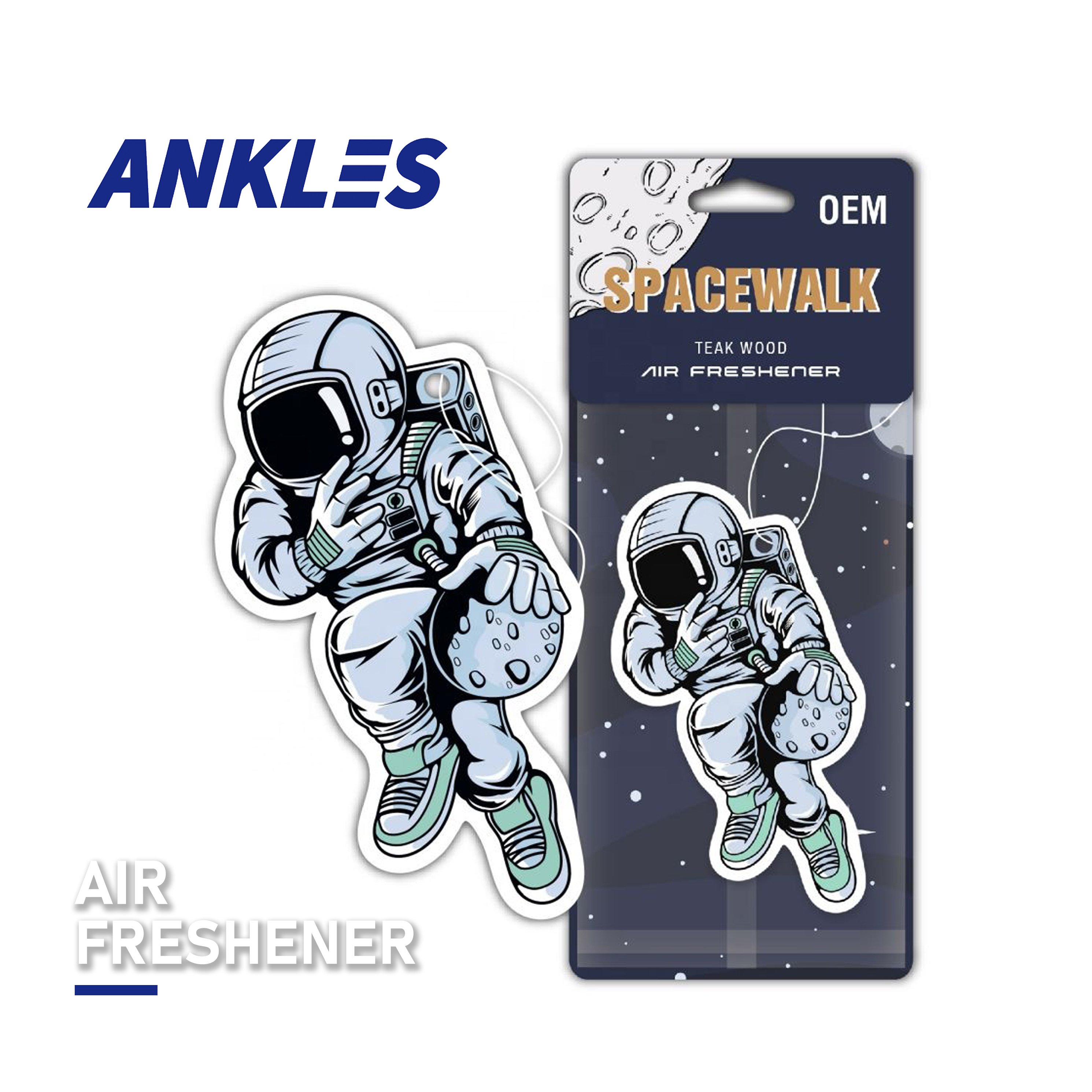 ANKLES wholesale luxury air freshener for car little paper car trees paper custom KC turbo car air freshener