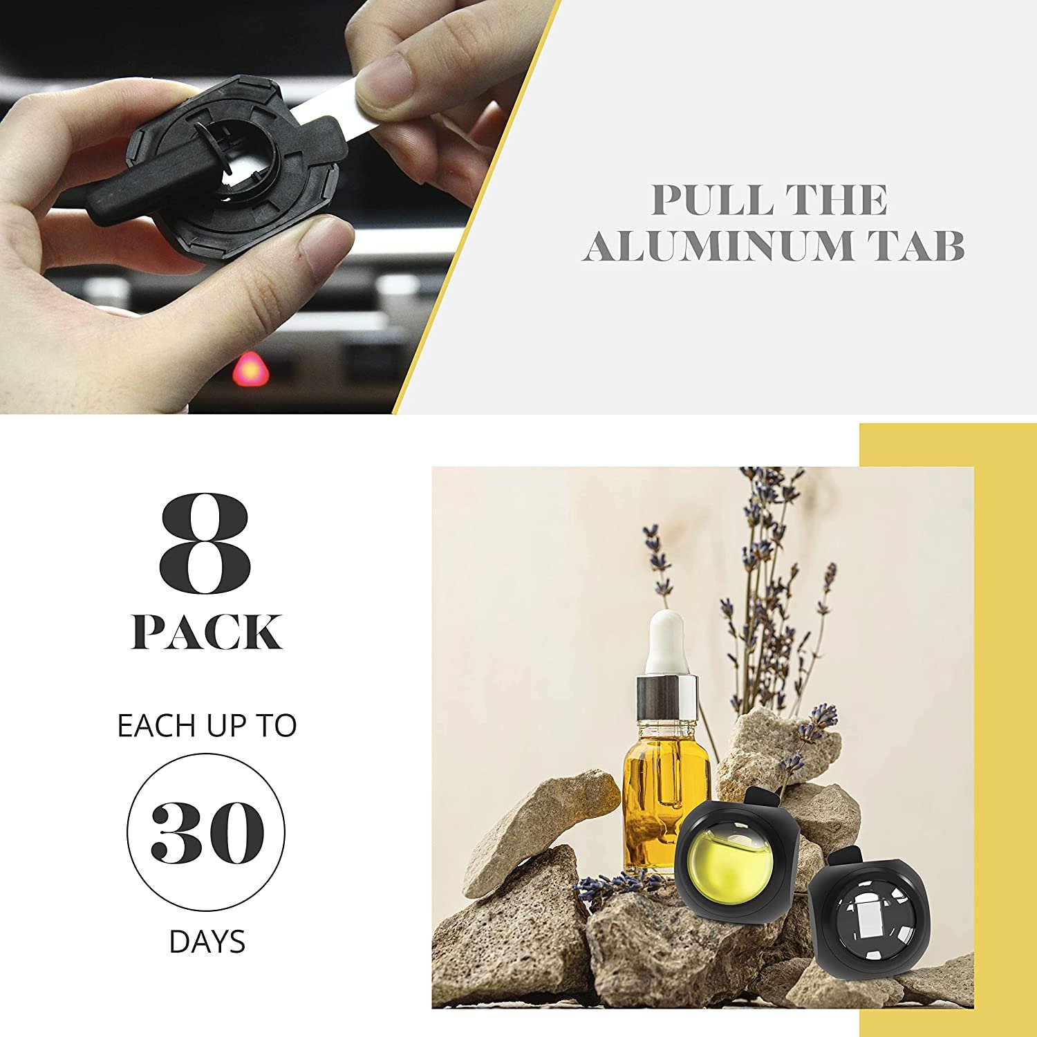 Wholesale customizable Logo Car Air Freshener Hanging liquid air freshener clip car perfume diffuser