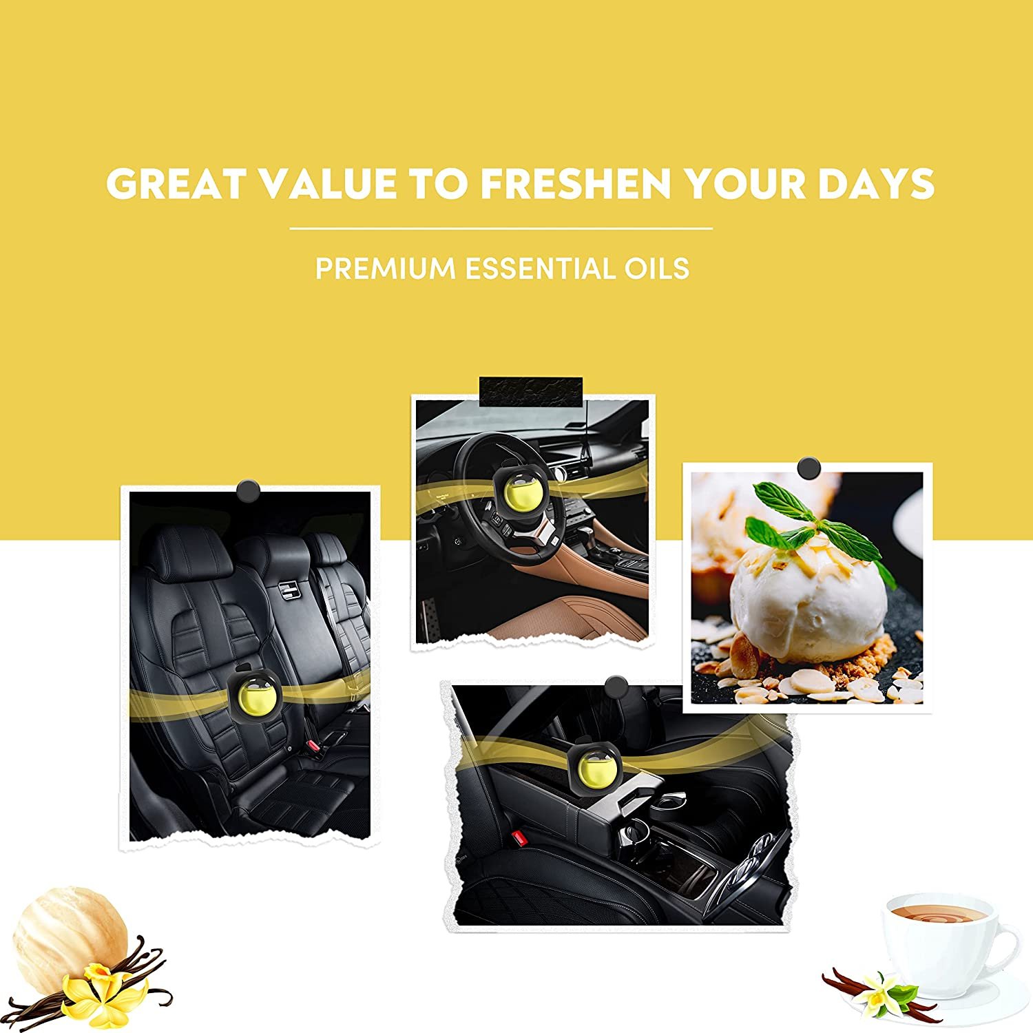 Wholesale customizable Logo Car Air Freshener Hanging liquid air freshener clip car perfume diffuser