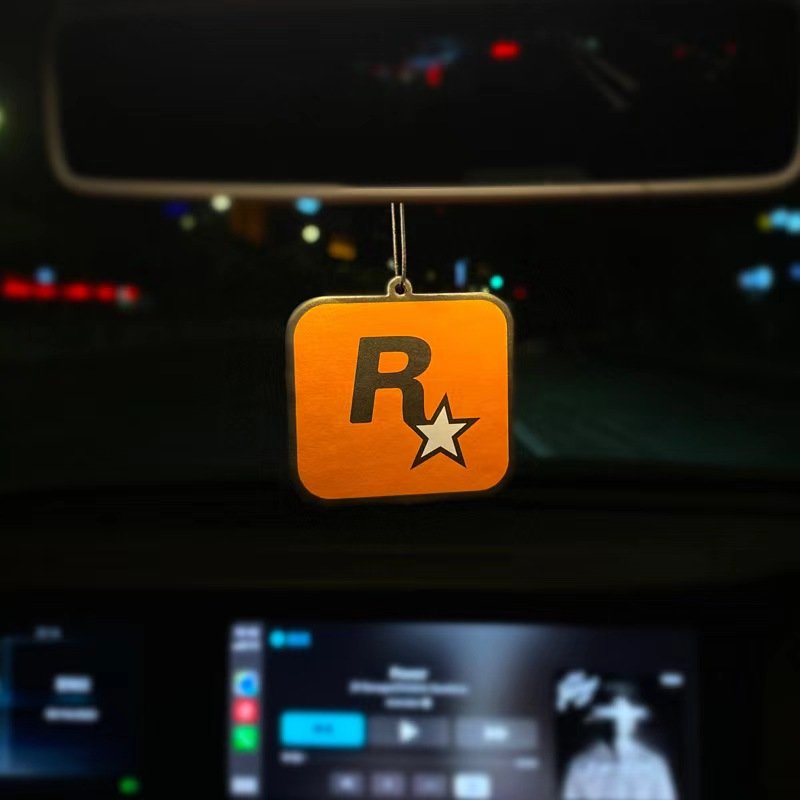 Beautiful car paper air freshener good smell and cool logo as a car wash gift to keep the air fresh personalized customization