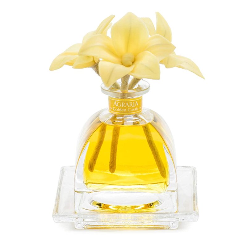 Wholesale Home Decoration Fragrance perfume flower rattan Glass Bottle Reed Diffuser with essential oil for diffuser