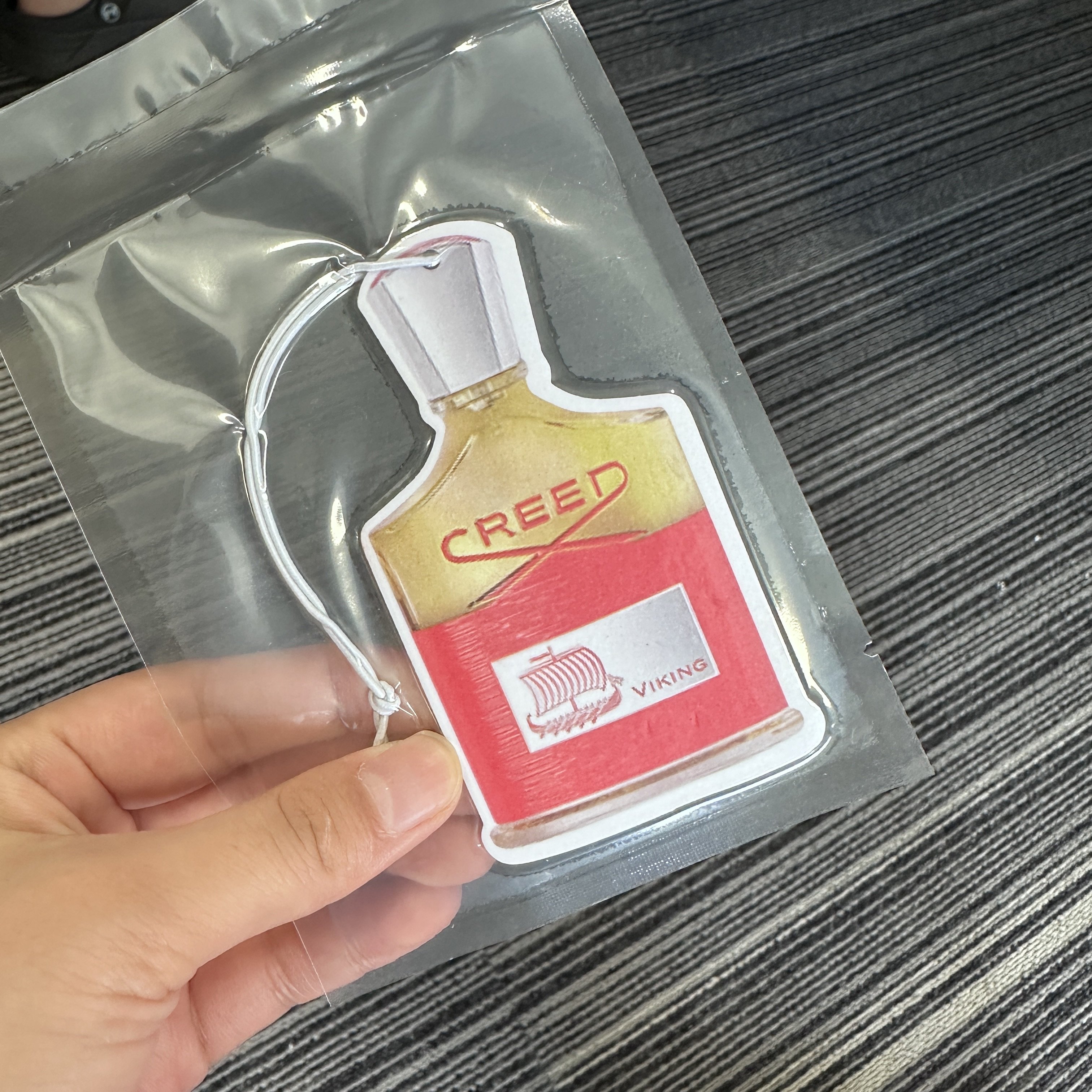 Odm Oem printed shape perfume paper car perfume strong scented bottle color air freshener custom