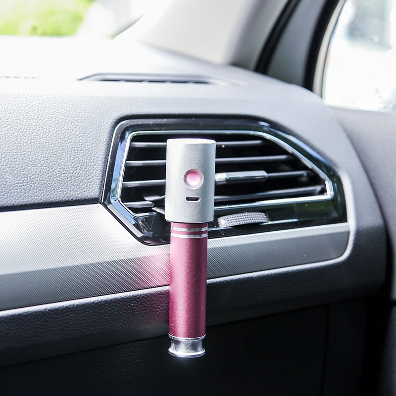 2024 New Product Mini USB Recharable Air Freshener 15ml Smart Humidifier Aroma Oil Diffuser Easy to Carry for Car Use