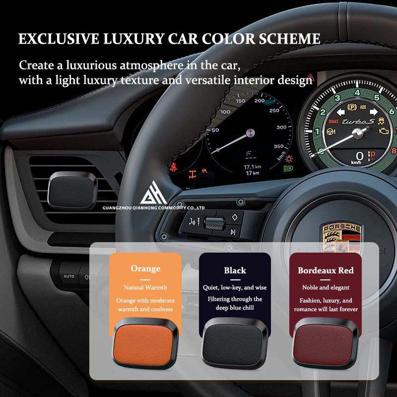 Luxury Lambskin Car Air Freshener Custom Logo Gel Solid Perfume Aromatherapy Air Conditioner Purifier Modern Cologne Luxury Gel