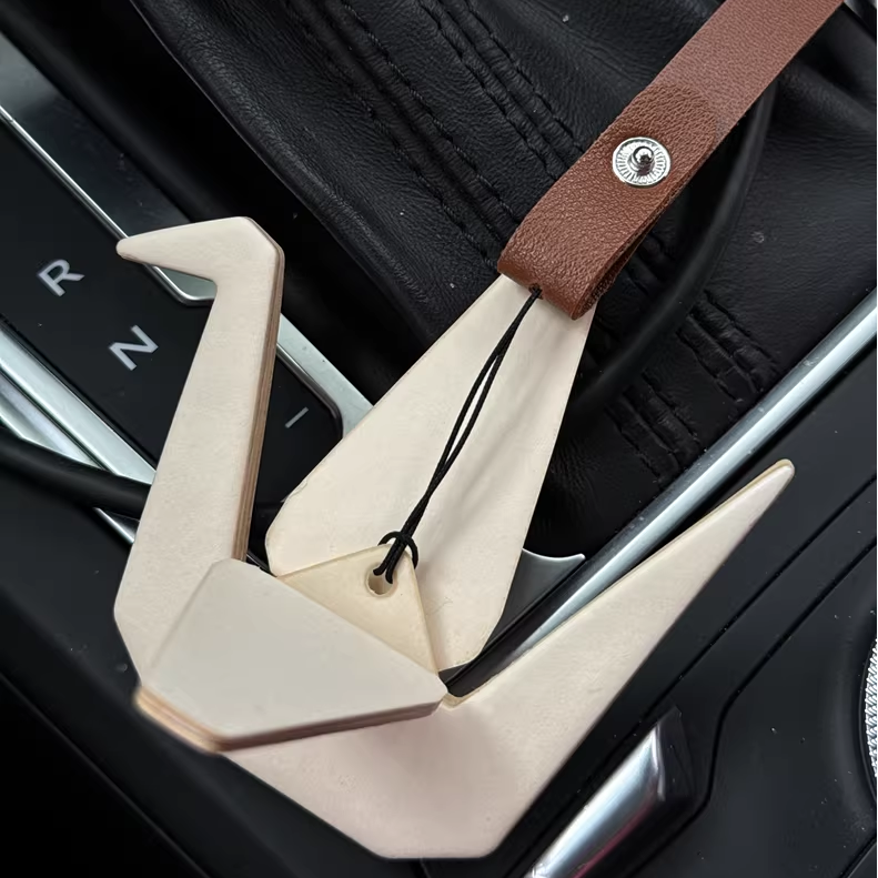 Creative Paper Crane Car Air Freshener Hanging Paper Crane for Home or Car New Car Long-Lasting Scent Best Gifts for Daily Use