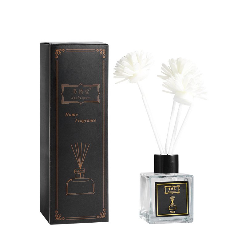 Luxury Home Car Decor Perfume Aromatherapy Fragrance Essential Oil Dried Flower Reed Diffuser for Fresh Air