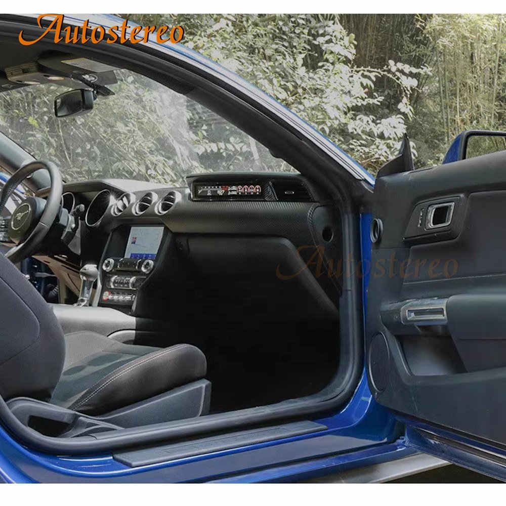 Car Instrument Dashboard for Ford Mustang 2015-2020 Digital Cluster Atmosphere Light Screen Copilot Display Multimedia HeadUnit