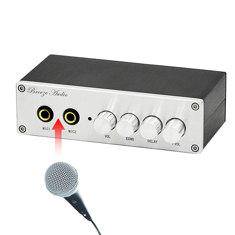PT2399 Two-way Microphone Karaoke Machine Preamplifier JRC 5532DD Echo KTV reverbration OK Amplifier pcb assembly