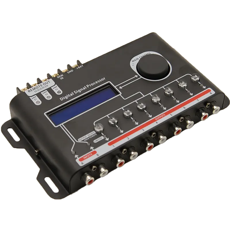Hot Selling 8 Channel DSP Digital Signal Processor Car Amplifier Audio DSP Processor