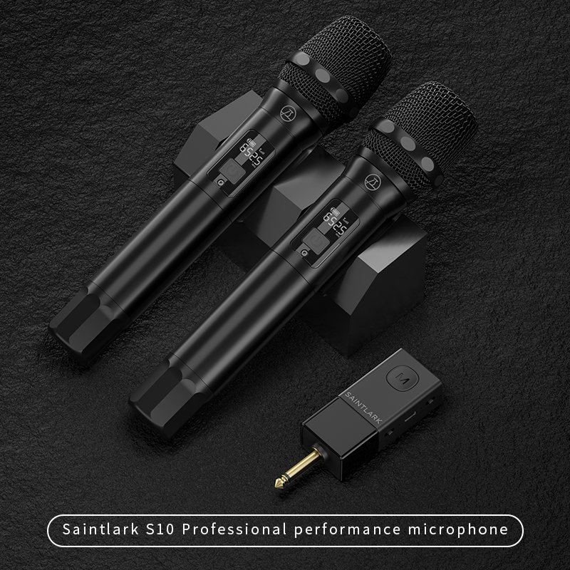 Saintlark S10 Professional Handheld UHF Wireless Microphone for Church Stage Performance Speech and Teaching