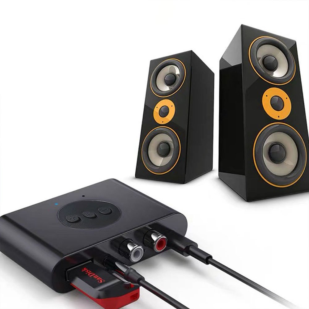High Sound Quality Car Bluetooth Receiver Multi-Function 5.3 Chip Supports Mobile Phone/Tablet/Computer Receivers Amplifiers