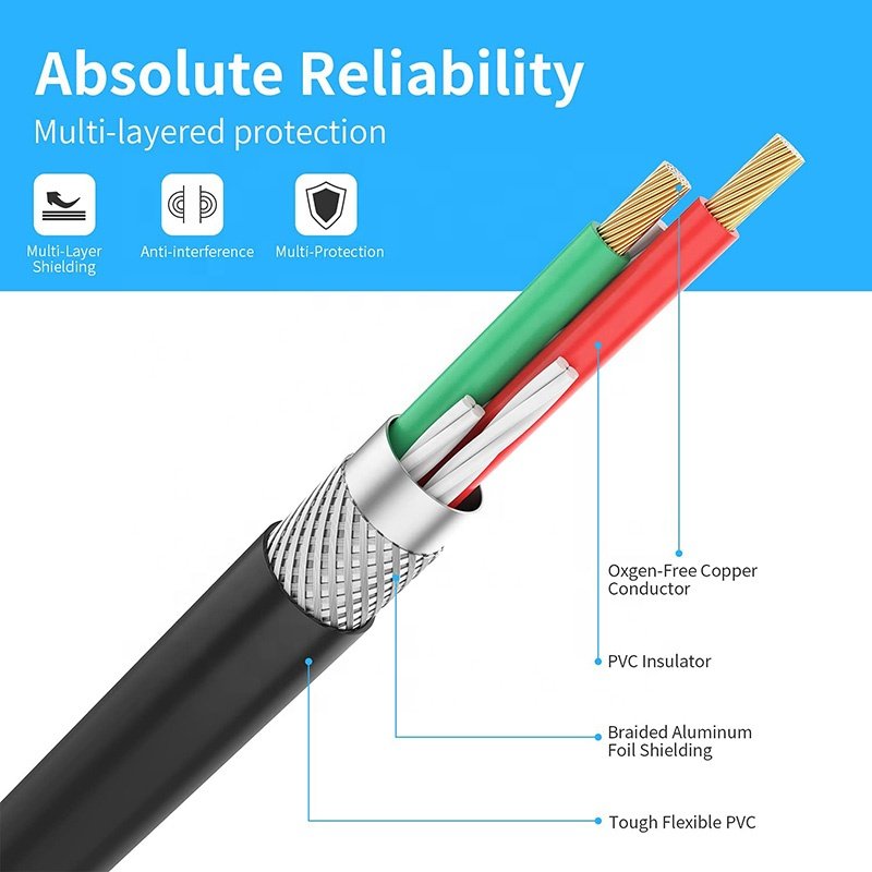 3 RCA Male to 3 RCA Male 3RCA Stereo Car Aux Composite Audio Video AV Extension Cable Car RCA AV TV DVD Cables Customized Length