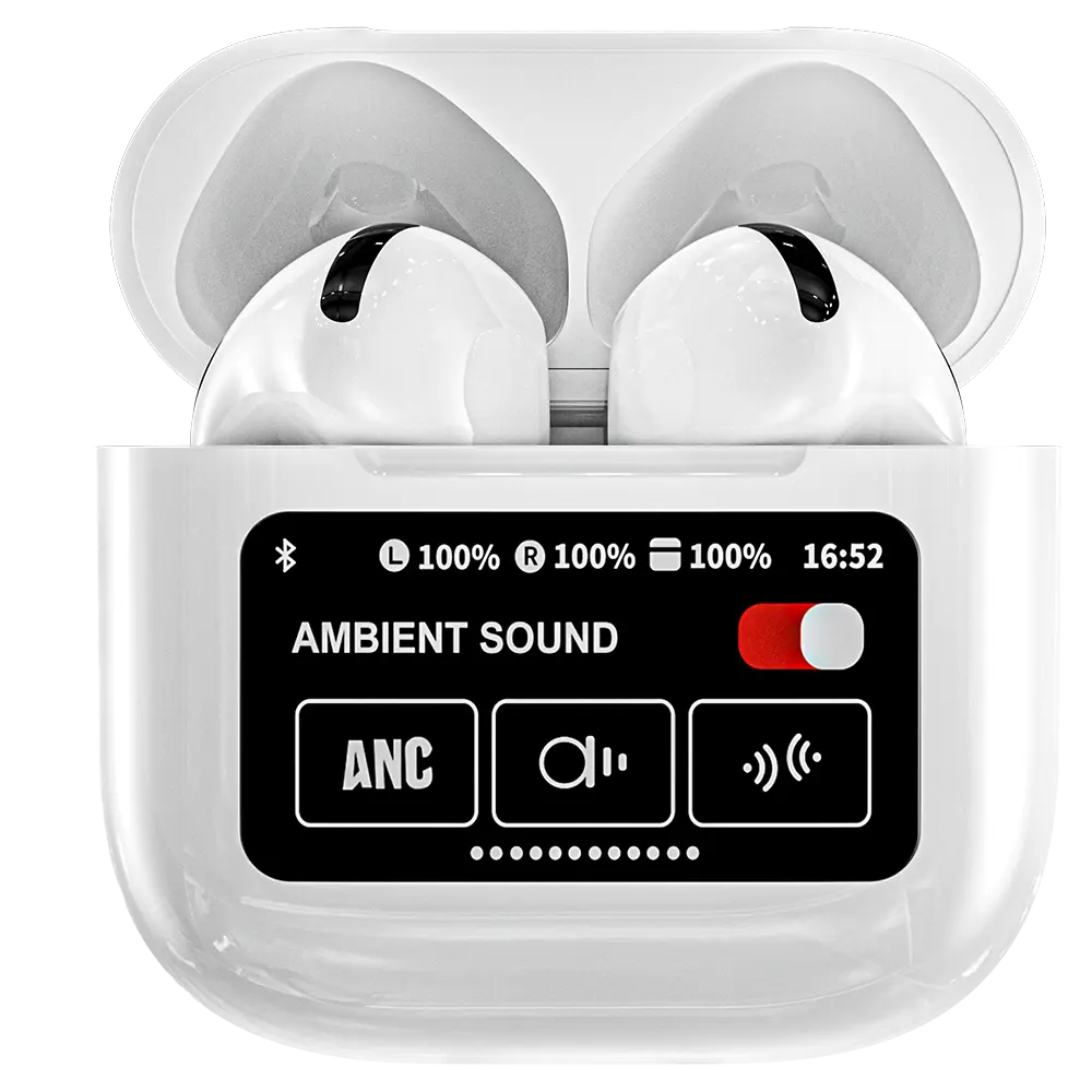 2024 Best Selling Products A12 Pro Mobile Phone Accessories Air ENC Noise Cancelling TWS Earbuds LCD Display A11 A10 A9 A8 V8