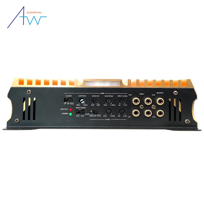 Wholesale Sound Digital Power Car Sub Slim Amp Class d 4 Channel Car Amplifier with Music System