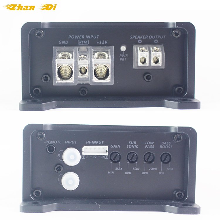 Small Car Amplifier High Quality Factory Cheap New Style Class D Amplifier 1000Wx1CH Professional Amplifier Power
