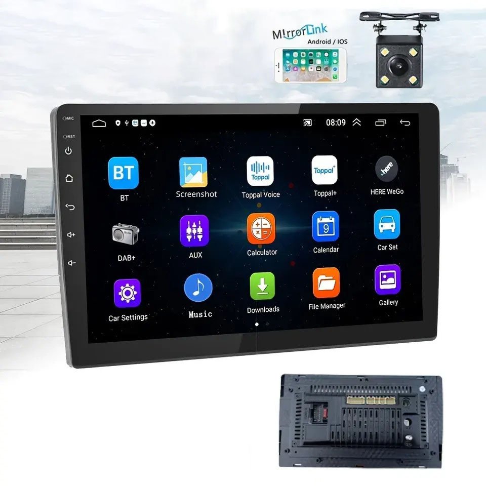 High Quality Low Price Vehicle Electronic Equipment LCD Capacitive Touchscreen Car Multimedia Audio System