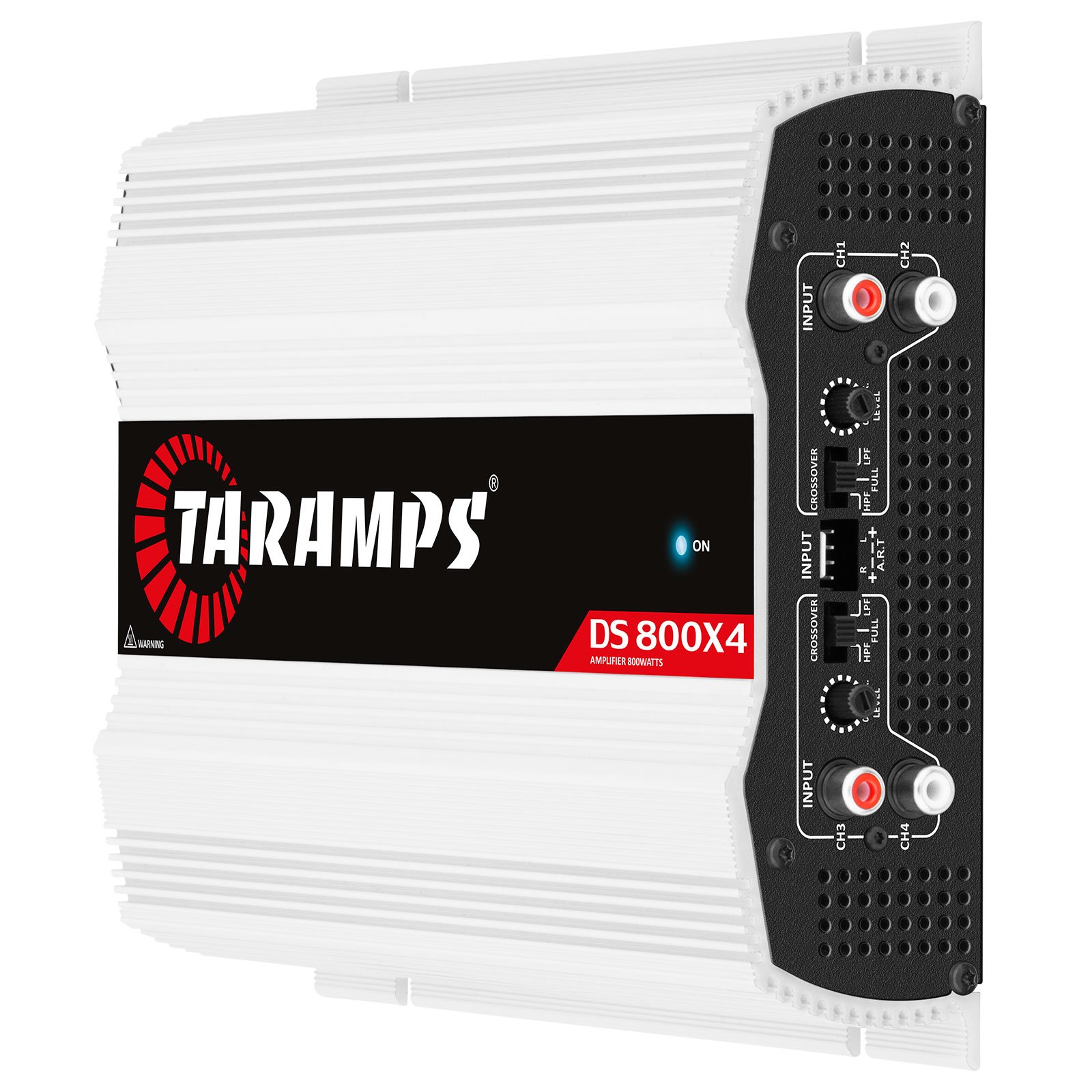 Taramps DS 800x4 1 or 2 Ohms 800 Watts RMS 4 Channel 200x4 RMS Digital Crossover HPF LPF Fixed Bridgedable Car Audio Amplifier