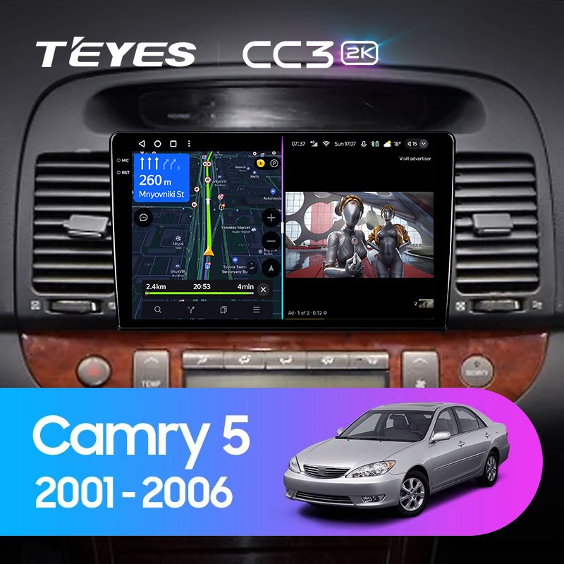 TEYES CC3L CC3 2K for Toyota Camry 5 XV 30 2001 - 2006 Car Radio Multimedia Video Player Navigation Stereo GPS Android 10