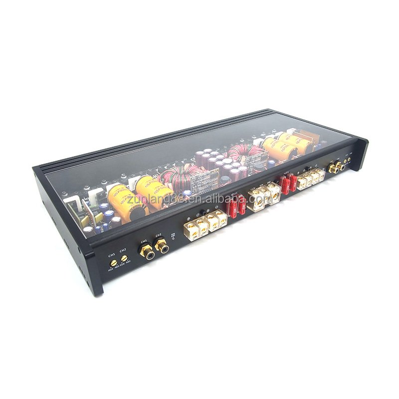Factory Wholesale Amp 4 Channel AB Car Subwoofer Amplifier Car Speakers Amplifier RMS 160W 4 Ohm 320W 2 Ohms Aluminum OEM