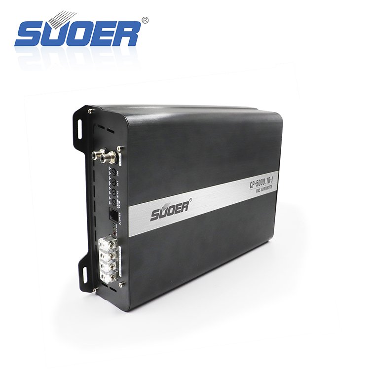 Suoer CP-5000D-J Car Amplifier High-Power Class D 15000 Watts Mono Channel Crossover Combination