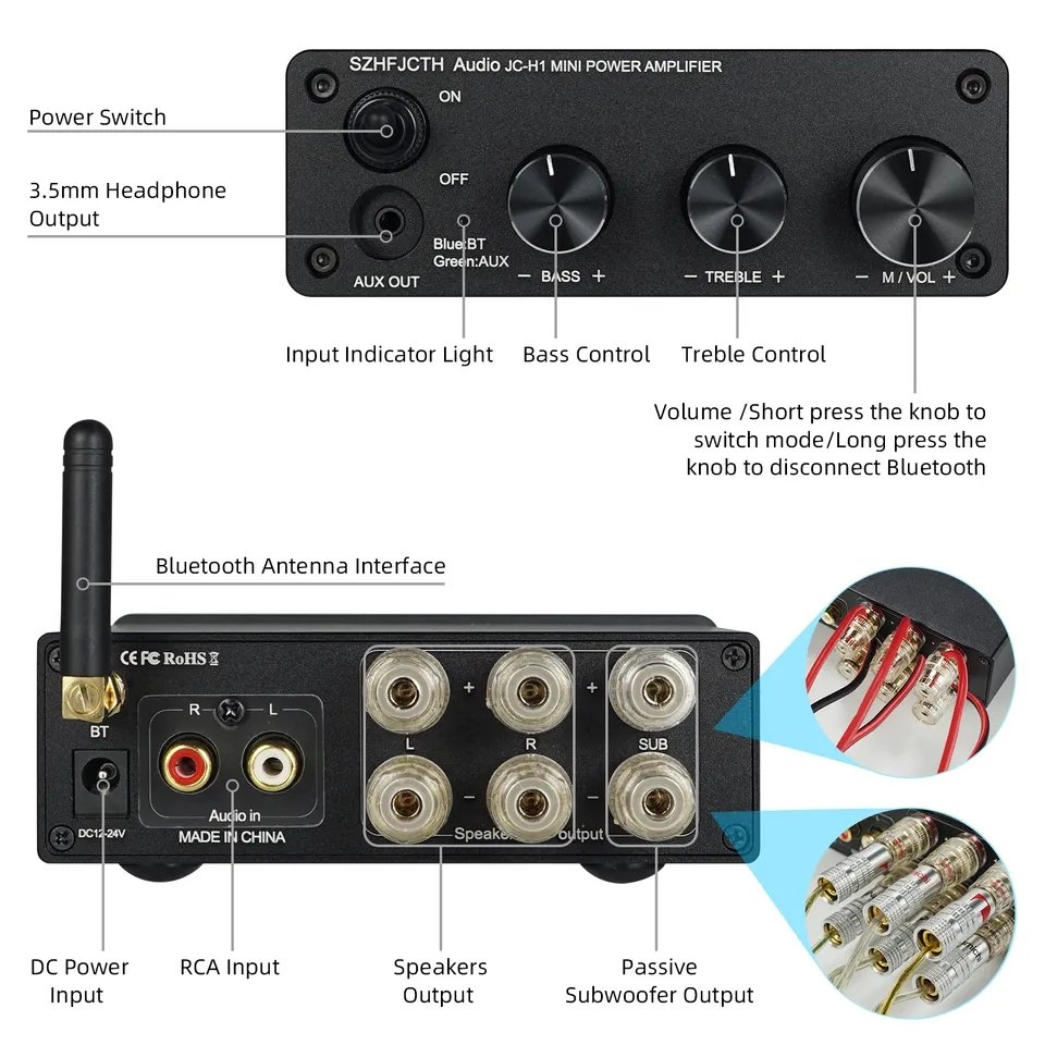 Professional Manufacturer Audio Amplifier Board Amplifier Audio Car With Fast Shipments