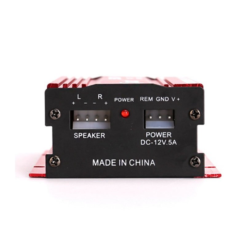 KINTER 12V Audio HiFi Stereo 2 Channel Surround Sound Mini Power AMP With USB Charging MA150 Amplifier for Home Car Repair