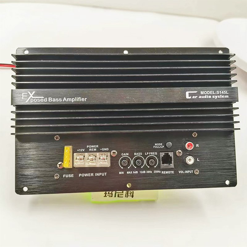 Car Amplifier Board 12V Car Audio Power Amplifier Board Lossless Subwoofer Bass Module High Power Car Audio Mono Channel